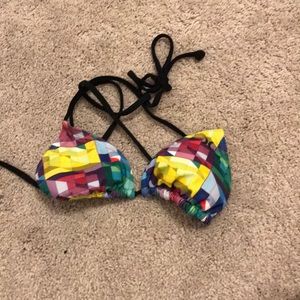 Geometric bikini top